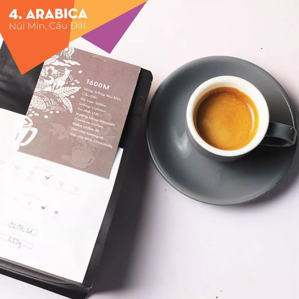 ヴィスティ カウダット・ラムドン産 アラビカ ウォッシュド コーヒー粉 250g (細挽き・phin用)