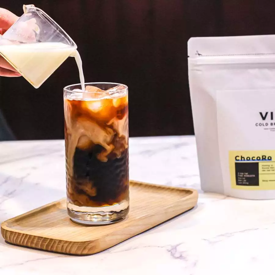 Visty チョコロブレンド コールドブリューコーヒー 500g - 濃厚ロブスタ