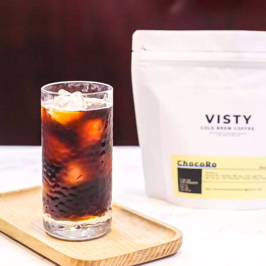 Visty チョコロブレンド コールドブリューコーヒー 500g - 濃厚ロブスタ