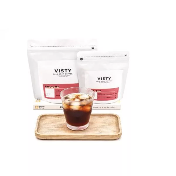 Visty Enlight エチオピア産コールドブリューブレンドコーヒー 500g ホールビーン