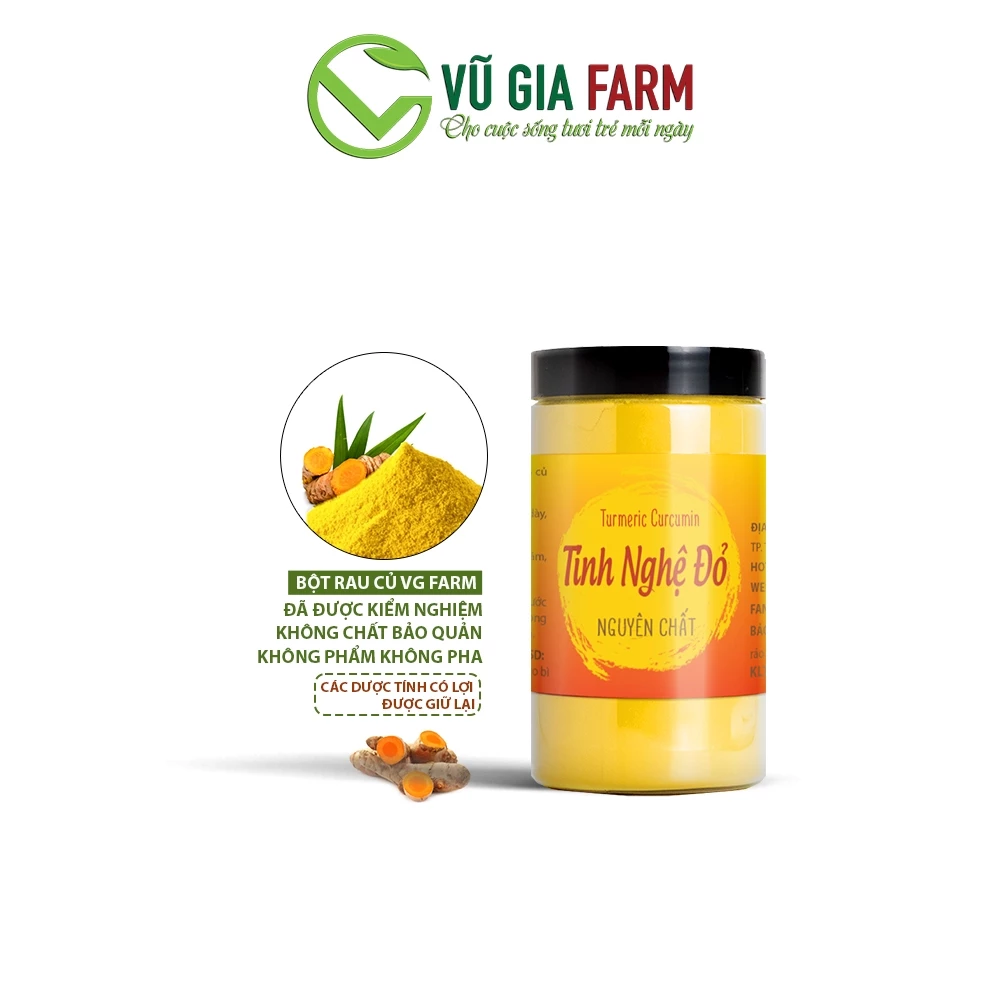 Vũ Gia ピュアレッドターメリックパウダー (紅ウコン末) 100g – プレミアム健康・美容サポート