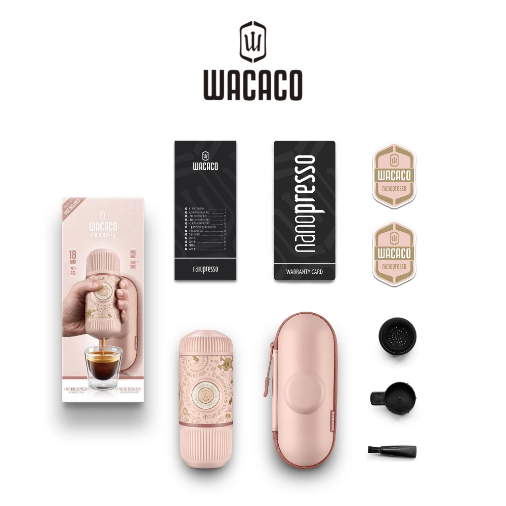 Wacaco ナノプレッソ ダークソウルズ限定版 ポータブルエスプレッソメーカー – 耐衝撃ケース付き
