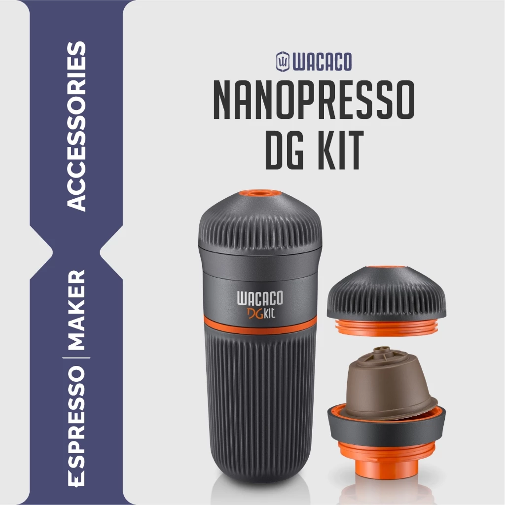 Wacaco Nanopresso DG Kit：ドルチェグストカプセル対応ポータブルエスプレッソ抽出アダプター