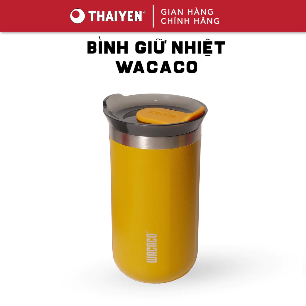 Wacaco Octaroma 300ml イエロー保温マグ