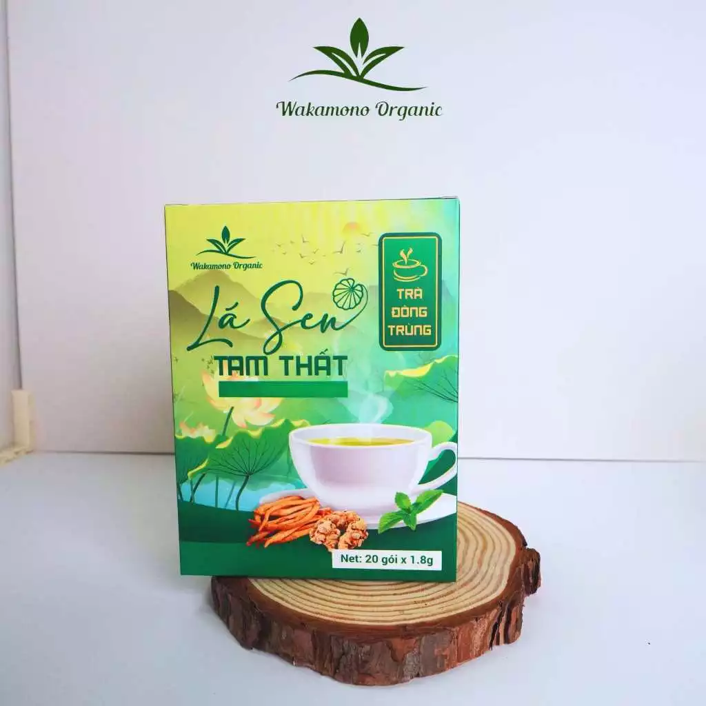 WAKAMONO 冬虫夏草 蓮の葉 田七人参 ハーブティー 20包入