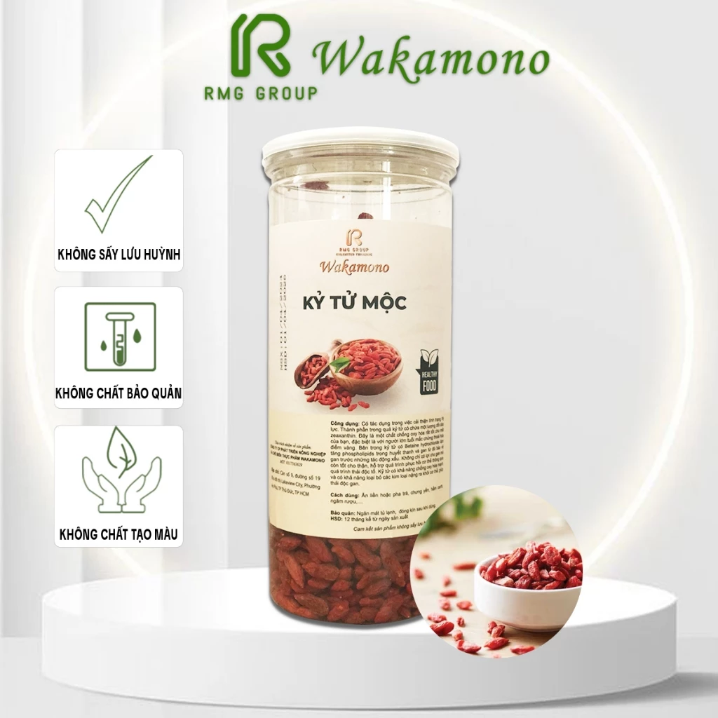 有機Wakamonoクコの実（ゴジベリー） 自然乾燥・硫黄不使用、大粒で甘い健康美容食