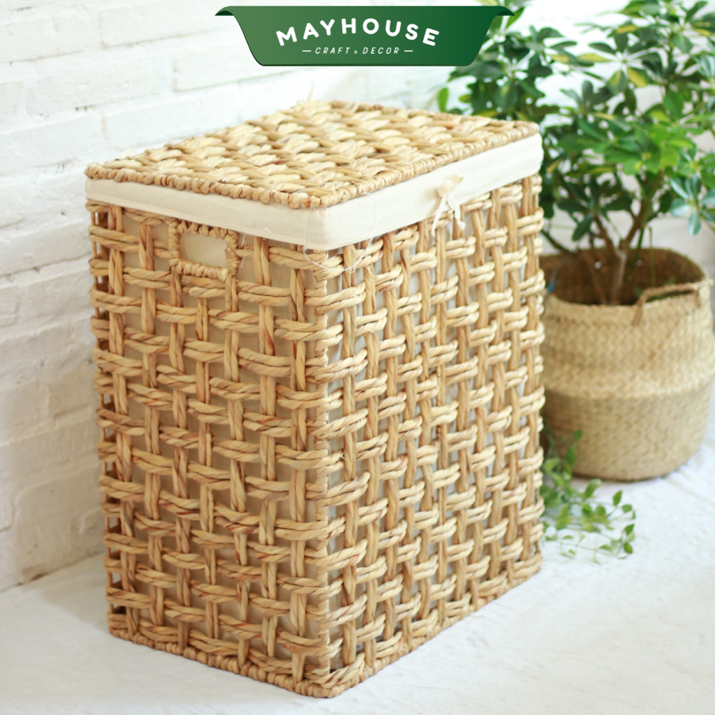 ヒヤシンスのバスケット 衣類バスケット 収納 装飾用 MAYHOUSE CRAFT&DECOR