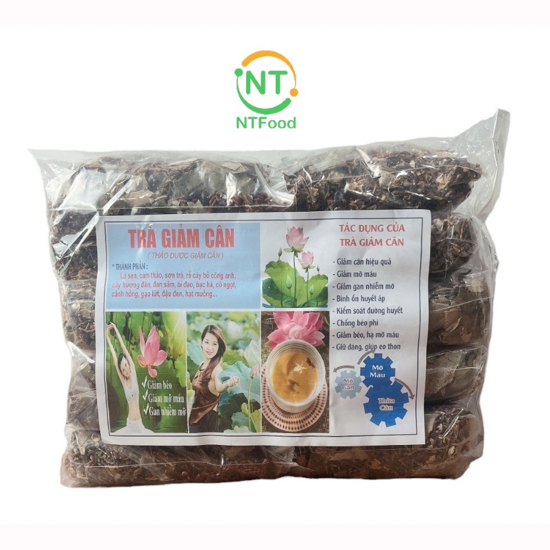 減量茶 (ハーブ減量) NTFood 1kg 袋 10 包 - Nhat Tin Food