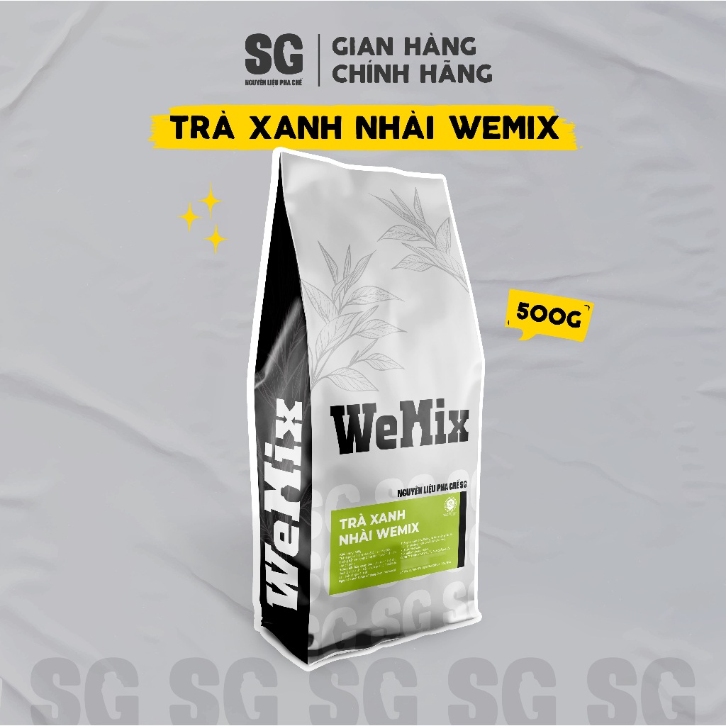 Wemix ジャスミン緑茶 | 100g袋 | SGを混合するための材料