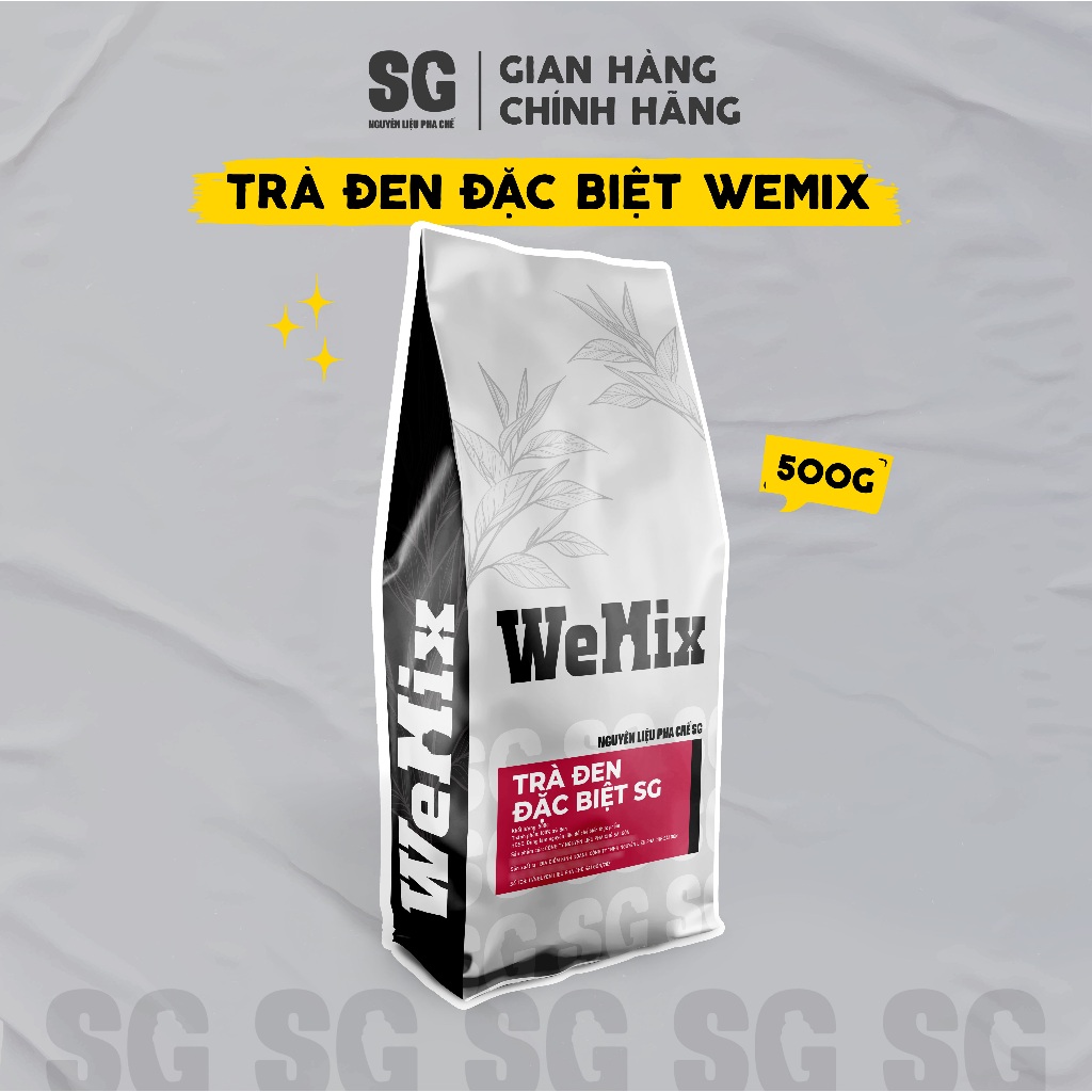 Wemix スペシャル紅茶 | 500g袋 |ミルクティー、風味豊かなフルーツティーを作る | SGを混合するための材料