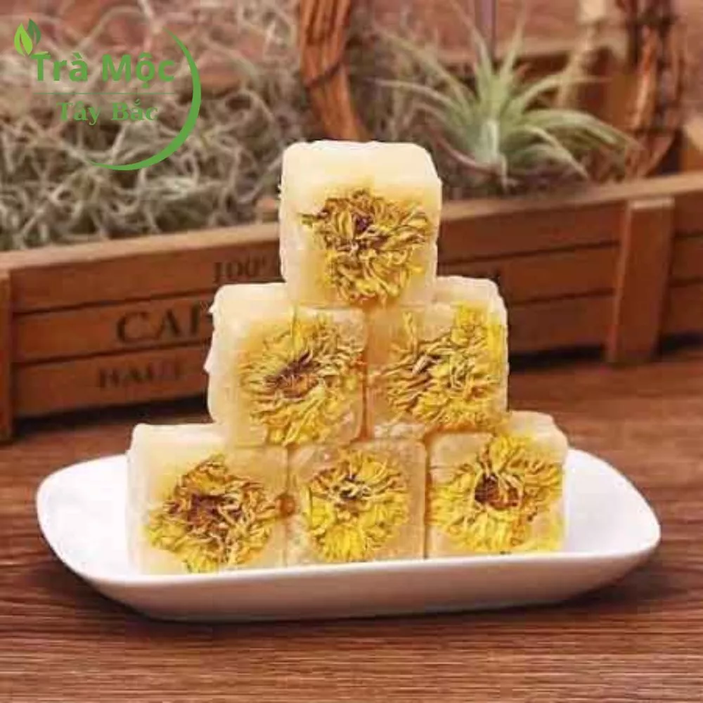 「西部の天然ハーブ」菊蜜氷砂糖ティー (20粒) - 安眠・清涼リラックス茶