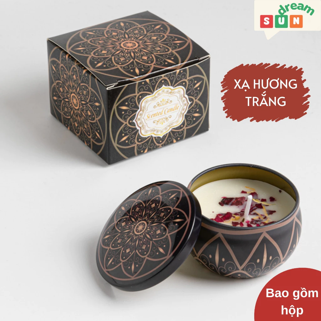 ホワイトムスク香るミニ手作りアロマキャンドル – お部屋を癒しとロマンチックな空間にデコレーション