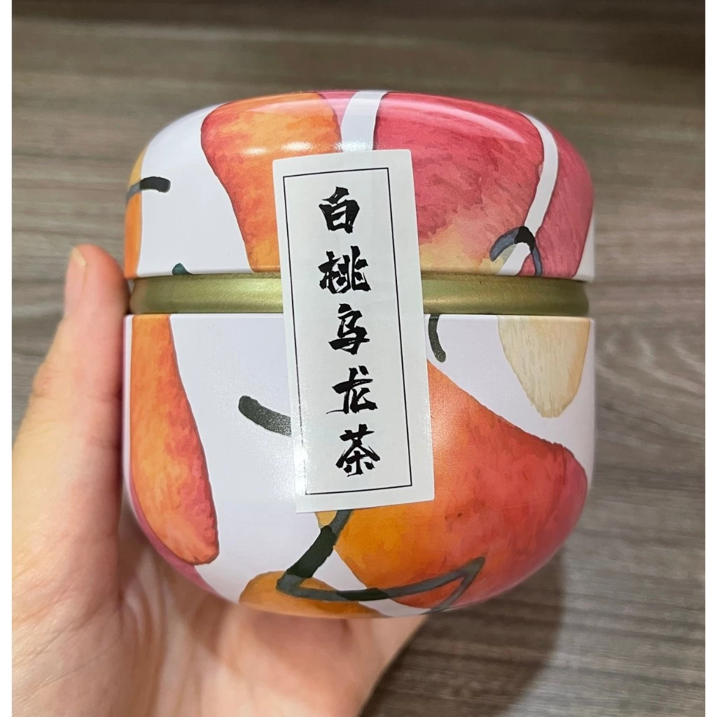 白桃烏龍茶 三角ティーバッグ 贅沢ハーブの香り 贈答用ミニ缶入り