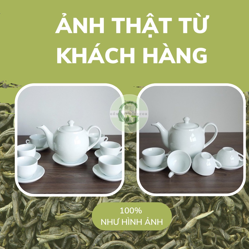 ミンロン型白磁茶器セットの通販・個人輸入代行販売商品 - vietnam porter