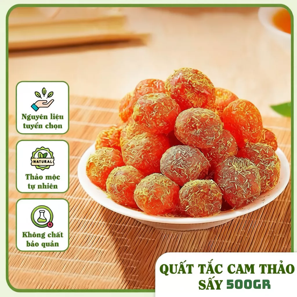 喉に優しい！金柑と甘草の甘酸っぱいドライフルーツ 500g