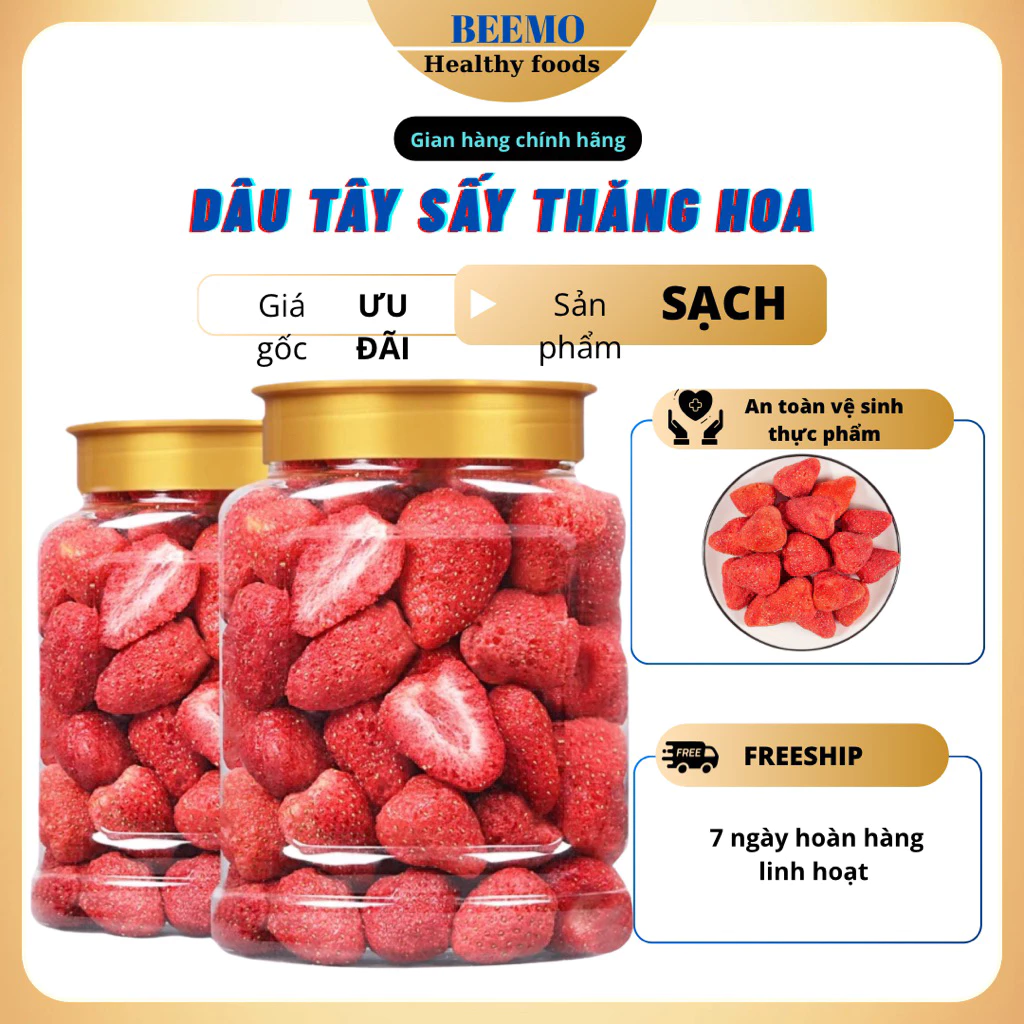 フリーズドライ いちご (ストロベリー) 500g - 美肌・便秘解消・血糖値ケアに！お菓子作りにも最適