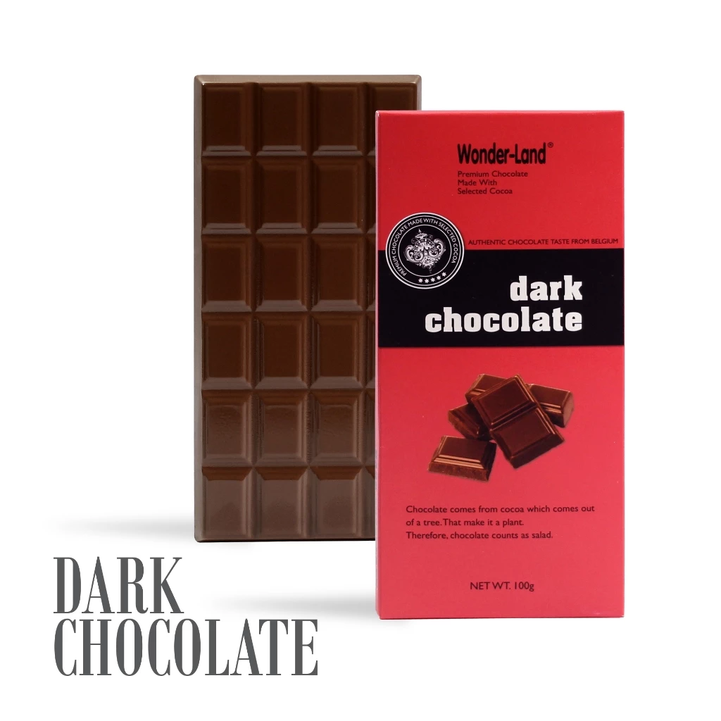 ワンダーランド チョコレート ダーク（100g）濃厚カカオのほろ苦い味わい