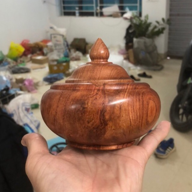 木製灰皿（蓋付き）
