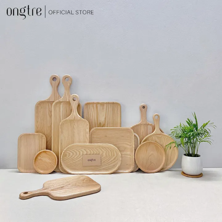 木製トレイ 丸型、長方形、正方形などサイズが豊富 ベトナム雑貨 ONGTRE