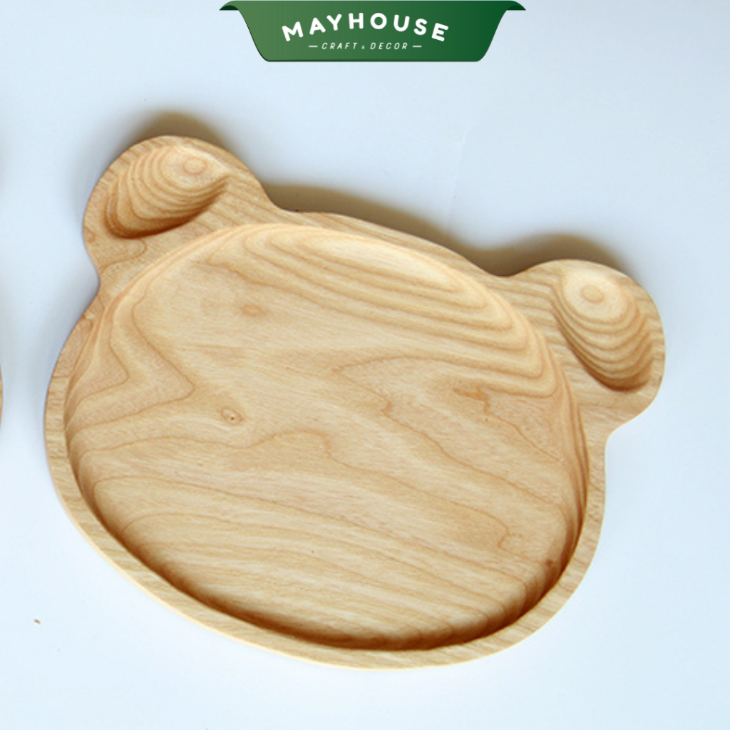 木製プレート 熊型 食品・菓子類 MAYHOUSE CRAFT&DECOR