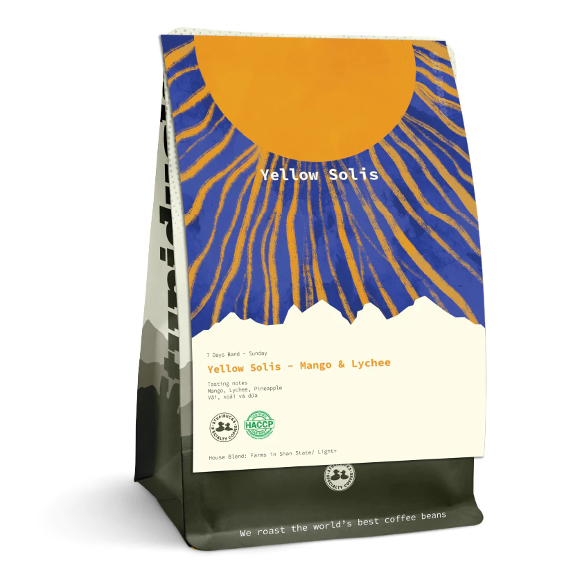 『Yellow Solis マンゴー＆ライチ (日曜日)』スペシャルティ焙煎コーヒー豆 250g - Stupiducks SSC Roaster