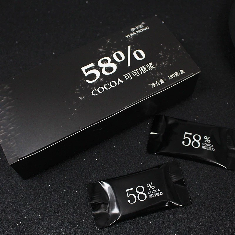 YIKANONG 砂糖不使用 ダークチョコレート 58% 120g (低糖質・ダイエット向け)