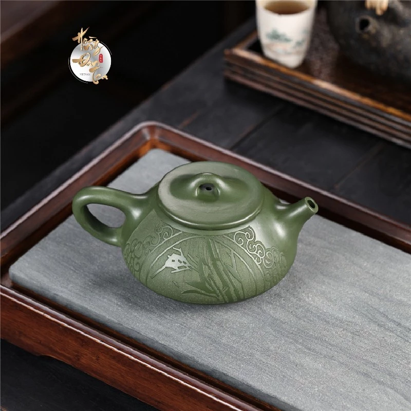 宜興紫砂壺 [HOÀNG ĐAN TEA] 手作り高級茶器セット 茶道用 認定書付き