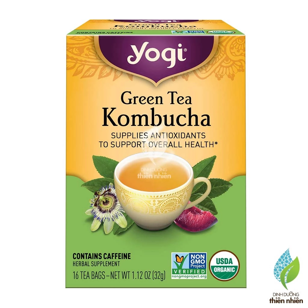 Yogi オーガニック緑茶コンブチャティー