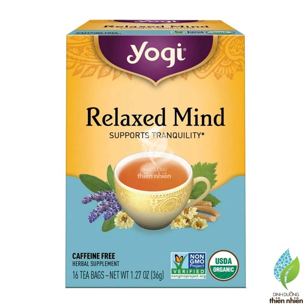 Yogiオーガニック リラックスマインドティー – 心安らぐハーブの香り