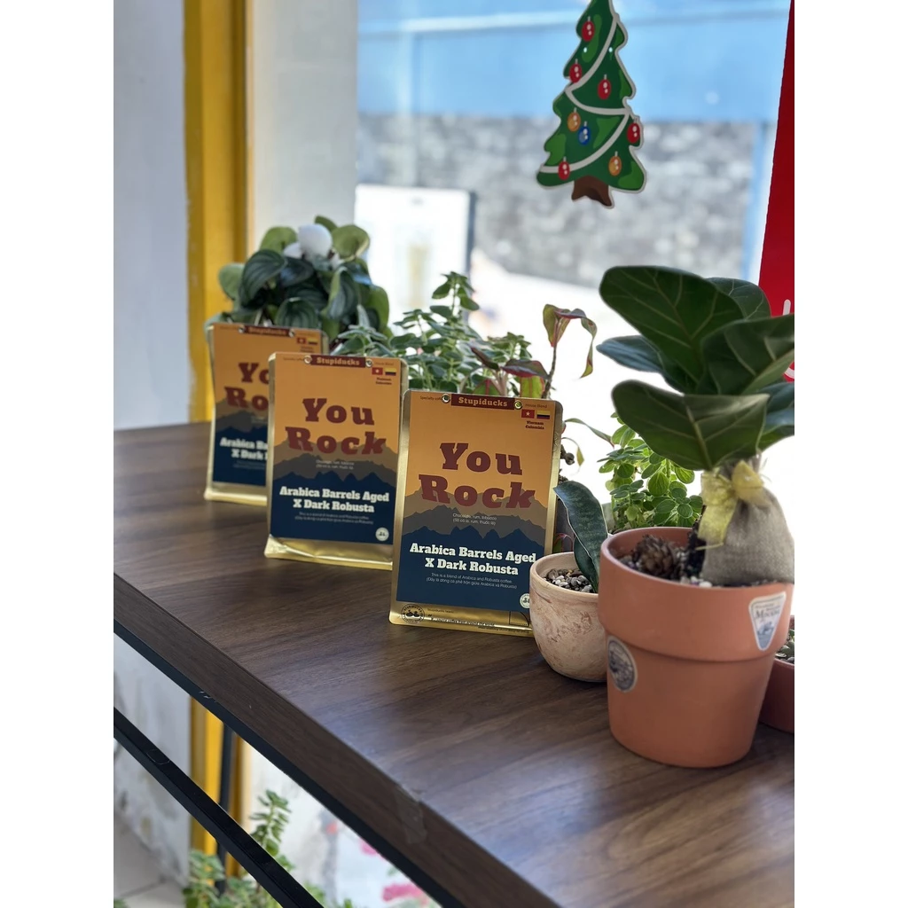 『You Rock』ロブスタ＆アラビカ ブレンドコーヒー豆 Stupiducks Specialty Coffee (SSC) 厳選ホールビーン 250g