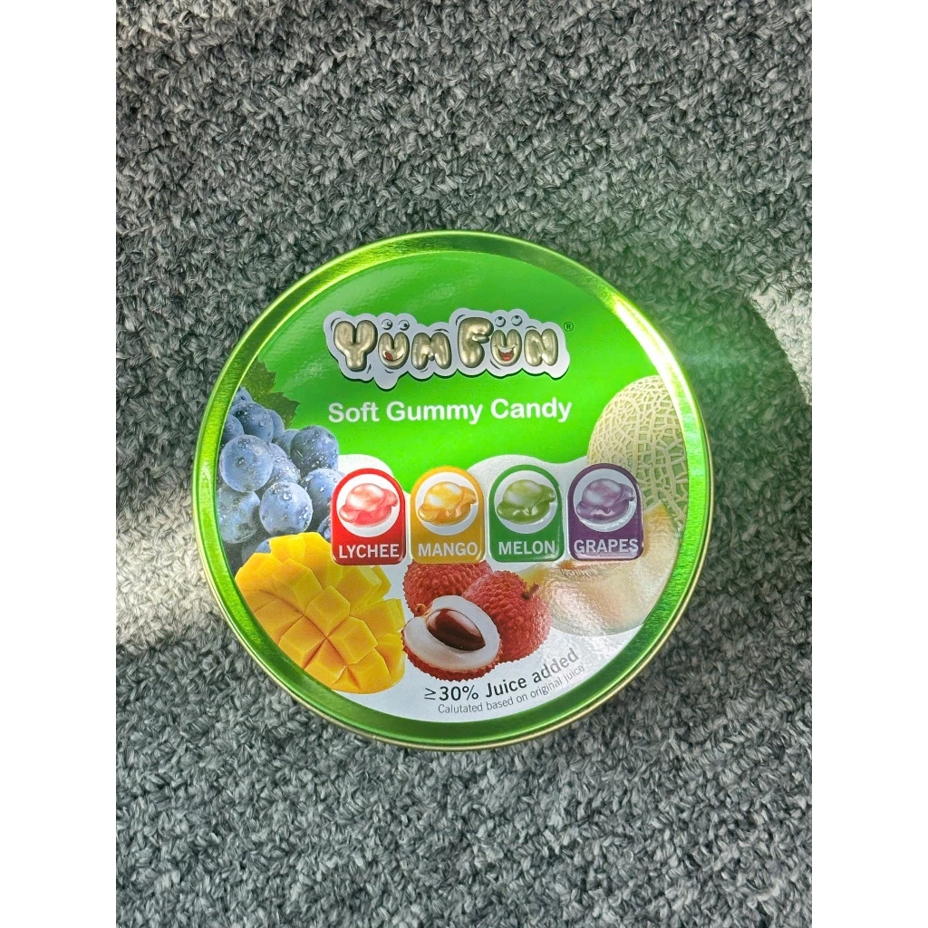 ヤムファン カラフルフルーツグミ 70g 丸型ボトル