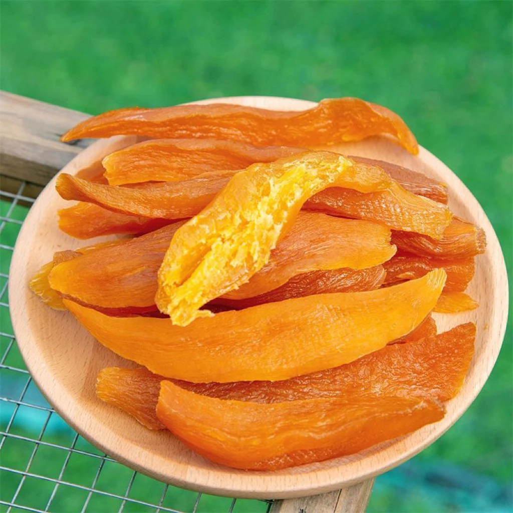 ジップ袋入り250g 黄金さつまいもドライスティック (半生) 無添加 健康・ダイエット向けクリーンおやつ