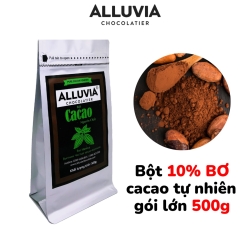 100%無糖ココアパウダー 大容量パック 500g Alluvia Chocolate