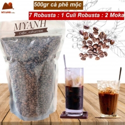 ミックスコーヒー 1kg 70% ロブスタ - 20% クリ - 10% モカ - ライトロースト - MYANH Coffee