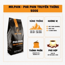 コーヒー豆 トラディショナルフィルターコーヒー 500g 100%ピュア 濃厚なボディ Phuong Vy Coffee