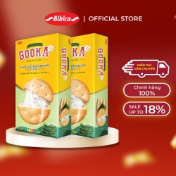 グーカ(Gooka) クラッカー ヌガーフィリング 2 個セット ビビカ海藻味 260g