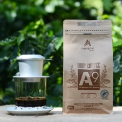 ローストコーヒー A9(アラビカ種コーヒー15％、ロブスタ種コーヒー85％)   500g コーヒー豆 AEROCO COFFEE