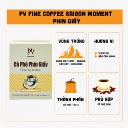 コーヒー PV Fine Coffee Saigon Moment ペーパーフィルター8袋 Phuong Vy Coffee