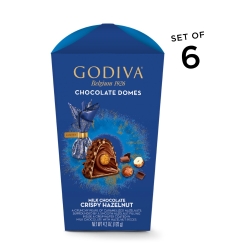 チョコレートドームズ ミルクチョコレート クリスピーヘーゼルナッツ 13個 世界最高のチョコ GODIVA