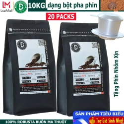 ローストコーヒー 100%ロブスタ種 店舗用 10kg パウダー DUC ANH COFFEE