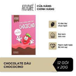 インスタントココア ストロベリーチョコレート  Chocolate Dau Chococino パック(12袋×20g) Archcafe