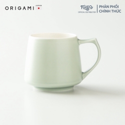 [ORIGAMI JAPAN] ORIGAMI セラミックカップ 320ml - Origami Aroma Mug - マットカラー - マットグリーン