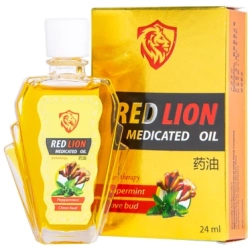 薬用オイル イエロー ペパーミントとクローブの香り Red Lion