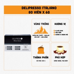 カプセル デリプレッソ イタリアーノ コーヒー Delipresso Capsules Italiano 6gx80個 Phuong Vy Coffee