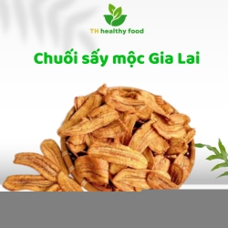 Moc Gia Lai 乾燥バナナ 砂糖なし、おいしいグレード 1 - 乾燥バナナ 500g 袋