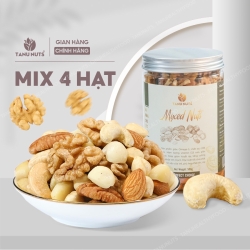 ドライナッツ シリアル 4種類のミックスナッツ 350g/500g TANU NUTS