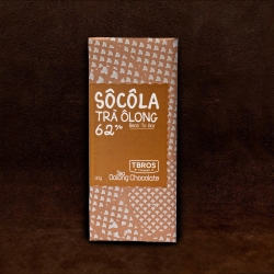 烏龍茶チョコレート カカオ62% 30g TBROS
