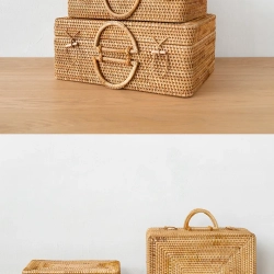 ピクニック用ボックス 竹&籐製 BAMBOOO