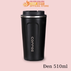 Top Gift LGN009 コーヒール サーモス カップ - 500ml - ブラック