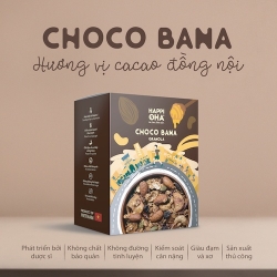 ココアバナナ風味グラノーラ 精製糖不使用 シリアル CHOCO BANA 400g HAPPI OHA